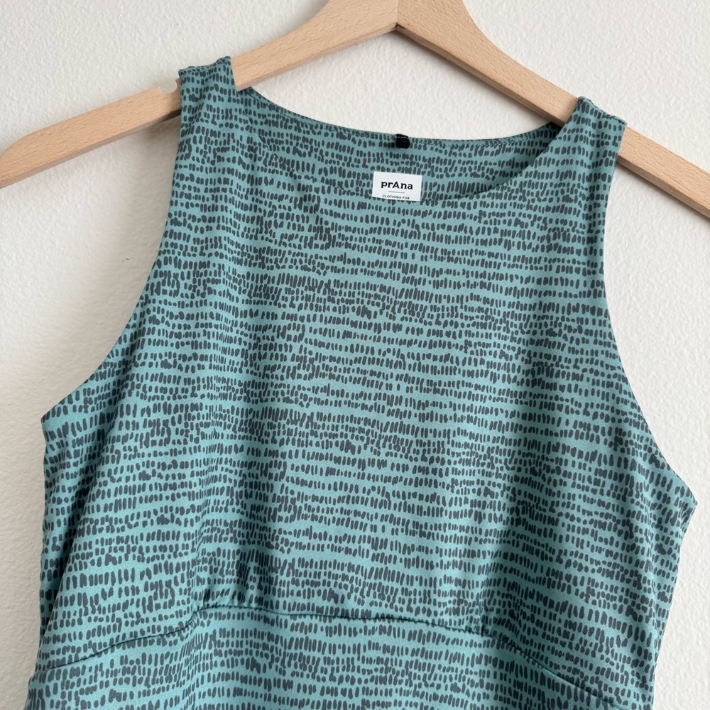 Prana Emerald Lake Dress Teal Sleeveless Pockets Outdoors XS - Picture 6 of 9